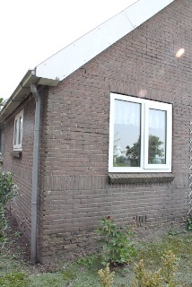 Foto van huis van bakstenen