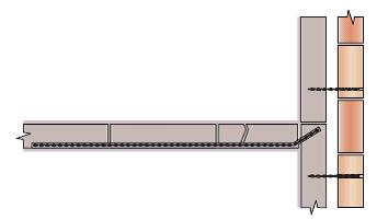 Gescheurde binnenmuur verankeren aan spouwmuur